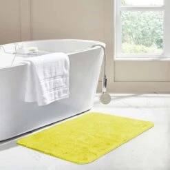 RT Designers Collection Premium Rosie Rabbit Super Soft Faux Fur Rug 20" X 30" Yellow