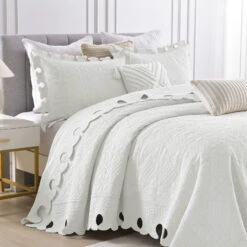 MarCielo 100% Cotton Oversized Bedspread Quilt Set Embroidery TW 7 MarCielo 100% Cotton Oversized Bedspread Quilt Set Embroidery TW -Bed Linings Sale 097b4a2ba32f4c8f8e033f8ecd33f412