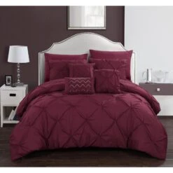 Chic Home King Size Zita Comforter Bed Set, 10 Piece