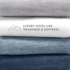 6 Bathroom Towels 100% Cotton Essentials -Bed Linings Sale 0ae5ffd245b045d197738a1aa74ae53e