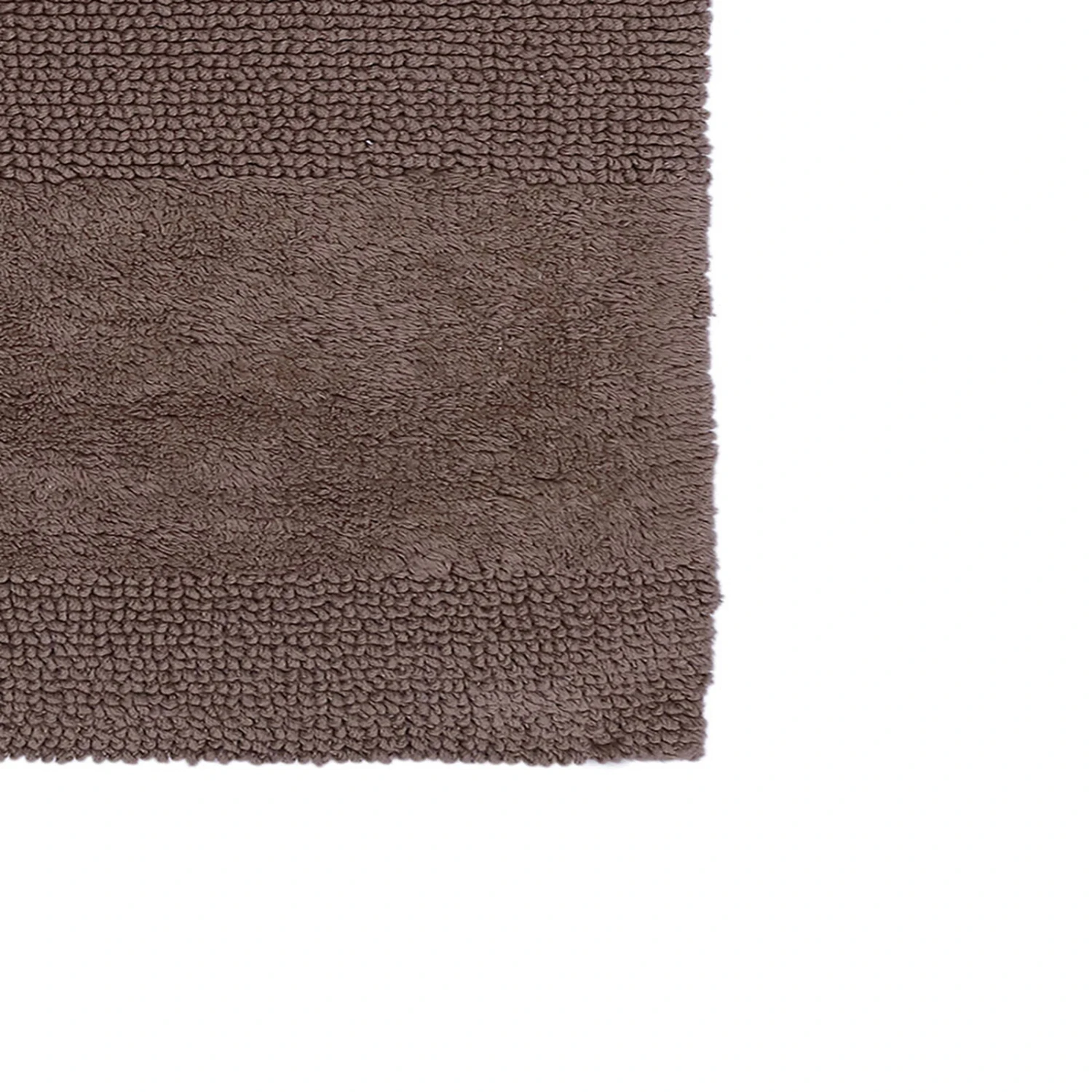 Splendid Striped Bath Rug Is Made Of Soft Plush Cotton Is Super Soft To The Touch 22" X 60" Stone 2 Splendid Striped Bath Rug Is Made Of Soft Plush Cotton Is Super Soft To The Touch 22" X 60" Stone - Image 2