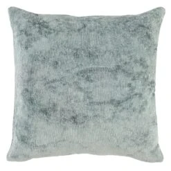 Piper 22 Inch Square Accent Throw Pillow, Handcrafted Sage Green Jacquard -Benzara