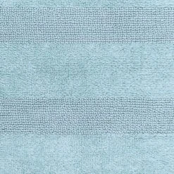 Splendid Striped Bath Rug Is Made Of Soft Plush Cotton Is Super Soft To The Touch 21" X 34" Light Blue 5 Splendid Striped Bath Rug Is Made Of Soft Plush Cotton Is Super Soft To The Touch 21" X 34" Light Blue -Bed Linings Sale 11427dbcd3b0430d9cf44f99450deebc