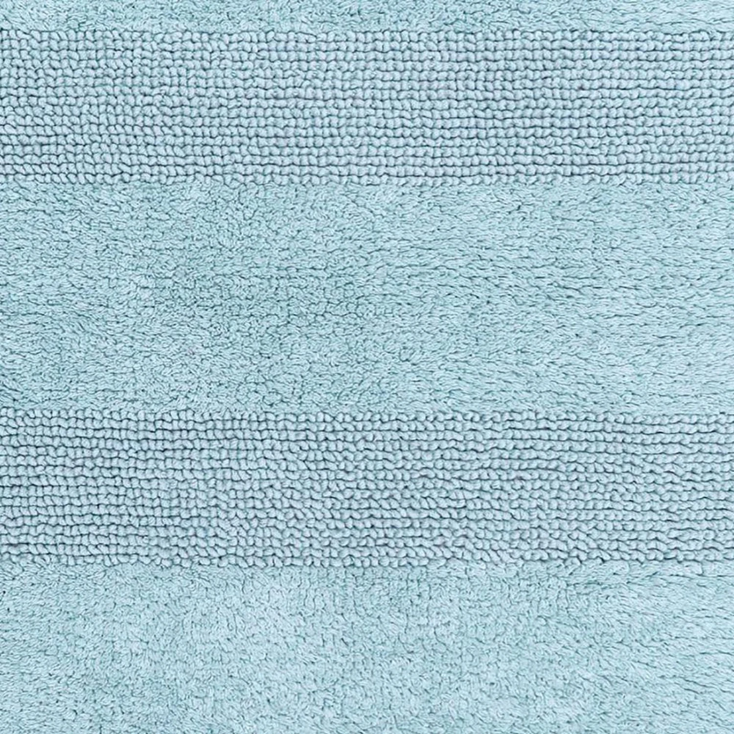 Splendid Striped Bath Rug Is Made Of Soft Plush Cotton Is Super Soft To The Touch 21" X 34" Light Blue 3 Splendid Striped Bath Rug Is Made Of Soft Plush Cotton Is Super Soft To The Touch 21" X 34" Light Blue - Image 3
