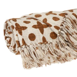 HomeRoots Parkland Collection Print Transitional Blue Rectangle 50" X 60" Throw