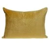 HomeRoots Yellow Lumbar Tufted Throw Pillow