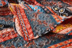 MarCielo 3 Pcs Bohemian Quilt Bedspread Set B012 -Bed Linings Sale 18f174e4a07b444db3724594c2622967