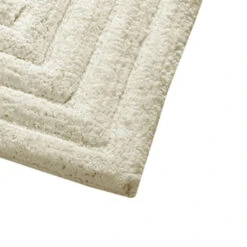 Knightsbridge Stylish And Comfortable All Season Traditional Racetrack Design Cotton Bath Rug 17" X 24" Ivory 5 Knightsbridge Stylish And Comfortable All Season Traditional Racetrack Design Cotton Bath Rug 17" X 24" Ivory -Bed Linings Sale 19c39f616aae4f46a74e308f2139dc03