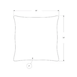 Monarch Specialties I 9239 Pillows, Set Of 2, 18 X 18 Square, Insert Included, Decorative Throw, Accent, Sofa, Couch, Bedroom, Polyester, Hypoallergenic, Brown, Modern -Bed Linings Sale 2555bfd6090747a9afe7c4cafef99f8b