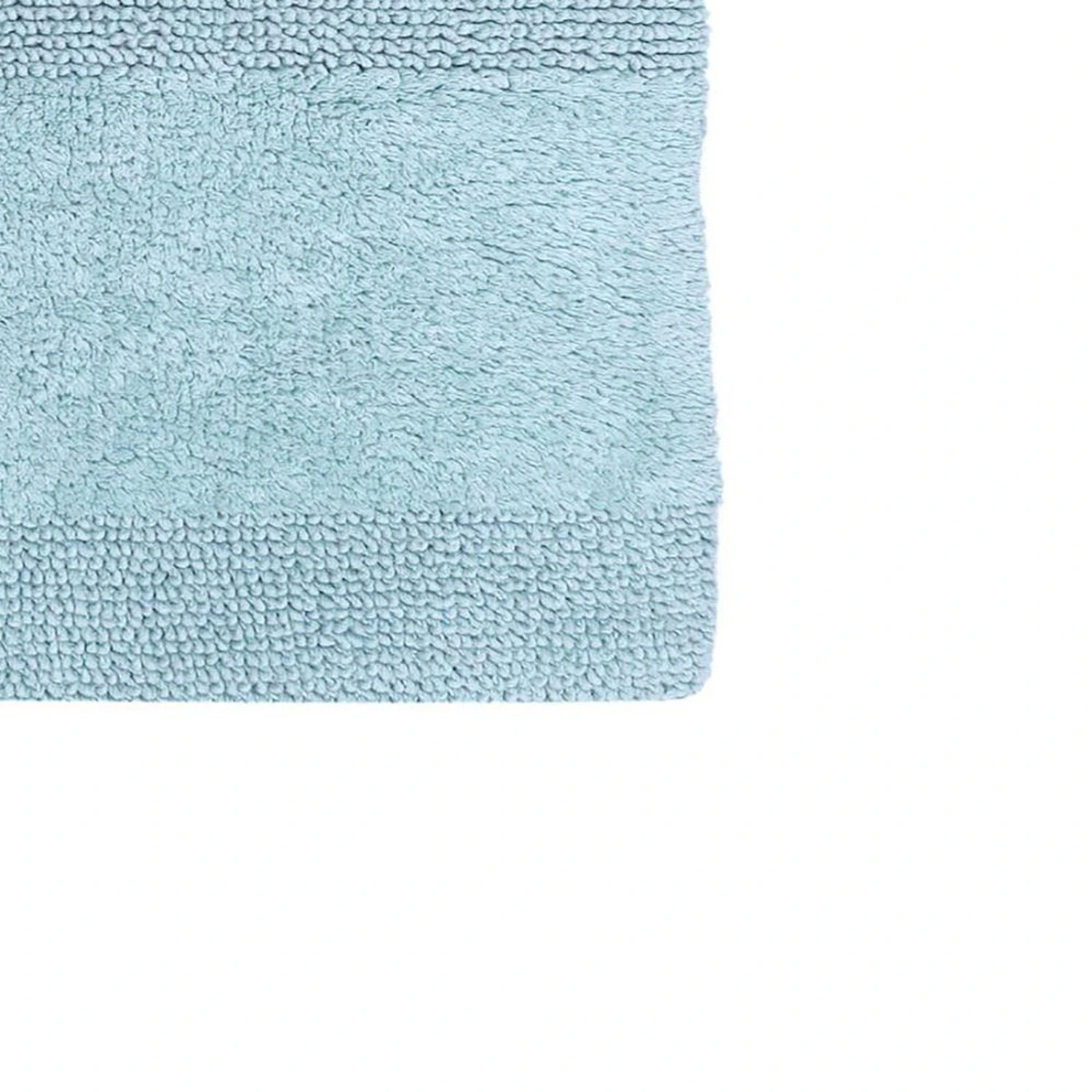 Splendid Striped Bath Rug Is Made Of Soft Plush Cotton Is Super Soft To The Touch 21" X 34" Light Blue 2 Splendid Striped Bath Rug Is Made Of Soft Plush Cotton Is Super Soft To The Touch 21" X 34" Light Blue - Image 2