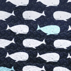 Whale Quilt 4Pc Set -Bed Linings Sale 296dbe37da6e4449a1cc82ab7f28597d
