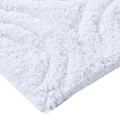 Knightsbridge Beautiful Circle Design Premium Quality Year Round Cotton With Non-Skid Back Bath Rug 24" X 40" White 5 Knightsbridge Beautiful Circle Design Premium Quality Year Round Cotton With Non-Skid Back Bath Rug 24" X 40" White -Bed Linings Sale 29feada48eef449bb6884d76ac9fd36f