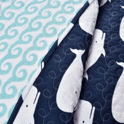 Whale Quilt 4Pc Set -Bed Linings Sale 2bed8bd4c62a4d4db8057e514a3419f9