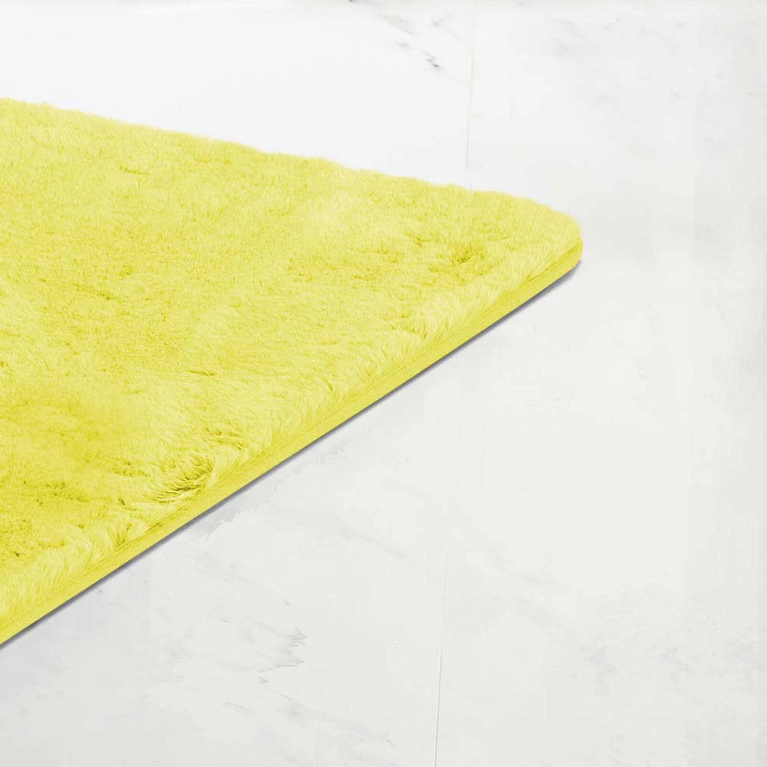 RT Designers Collection Premium Rosie Rabbit Super Soft Faux Fur Rug 20" X 30" Yellow 2 RT Designers Collection Premium Rosie Rabbit Super Soft Faux Fur Rug 20" X 30" Yellow - Image 2