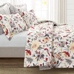 Blooming Garden Reversible Comforter 5-Pc Set 11 Blooming Garden Reversible Comforter 5-Pc Set -Bed Linings Sale 33362b27afc741a69784d0c6b8f942ae