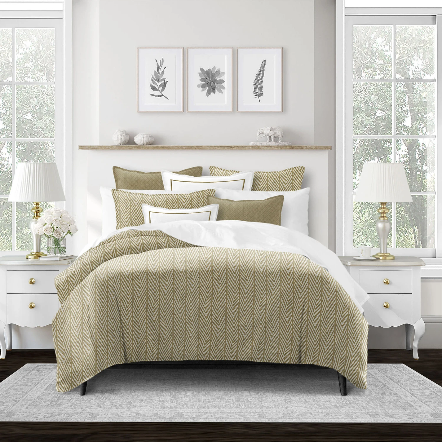 6ix Tailors Fine Linens Jubilee Hemp Comforter Set 2 6ix Tailors Fine Linens Jubilee Hemp Comforter Set - Image 2