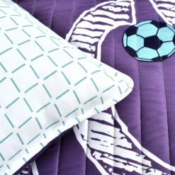 Girls Soccer Kick Quilt 5Pc Set 13 Girls Soccer Kick Quilt 5Pc Set -Bed Linings Sale 3950b10e1f39477abcb12efbe51a02f0