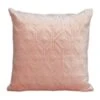 HomeRoots Tufted Diamonds Rose Gold Velvet Accent Pillow