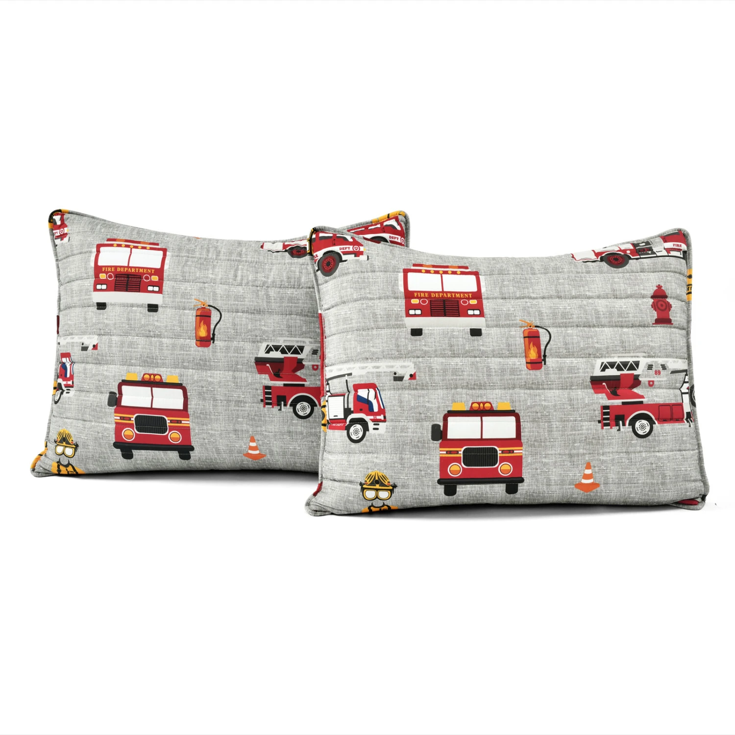 Make A Wish Fire Truck Quilt 4Pc Set 7 Make A Wish Fire Truck Quilt 4Pc Set - Image 7