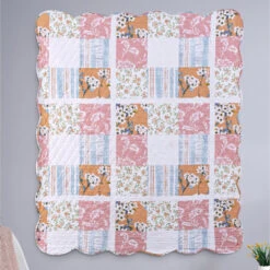 Greenland Home Everly Shabby Chic Quilted Premium Quality All Season Throw Blanket 50x60inch 8 Greenland Home Everly Shabby Chic Quilted Premium Quality All Season Throw Blanket 50x60inch -Bed Linings Sale 4325e1202a174a12b92bded18dab162b