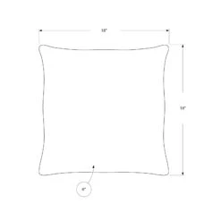 Monarch Specialties I 9354 Pillows, 18 X 18 Square, Insert Included, Decorative Throw, Accent, Sofa, Couch, Bedroom, Polyester, Hypoallergenic, Beige, Modern -Bed Linings Sale 48ef8192b0c24c6da0b3137d6180d1ec