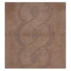 Beautiful Sculptured Chain Design Bath Rug With Anti Skid Latex Back Is Made Cotton Super Soft