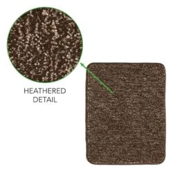 MDesign Non-Slip Microfiber Polyester Heathered Spa Mat/Rug, Set Of 3 -Bed Linings Sale 4cfc177920864b7fa0f8cce950e25efb