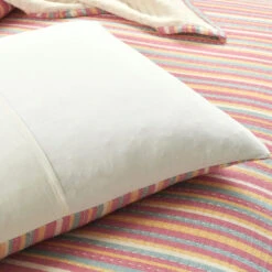 Tracy Stripe Pick Stitch Kantha Yarn Dyed Cotton Woven Quilt/Coverlet 3Pc Set -Bed Linings Sale 4e1ba2a3beb64c1594a8346831f9c416