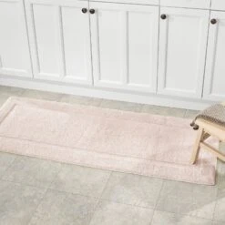 MDesign Bathroom 100% Cotton Rectangular Rug, Long Runner, 60" X 21" -Bed Linings Sale 5820f2299f7c4a3d833a9a5a3fcfdce4