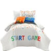 Video Games Reversible Oversized Quilt 4Pc Set