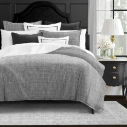 6ix Tailors Fine Linens Keeley Charcoal Comforter Set -Bed Linings Sale 5efacc651f0f4bda925ee78a7c492f54