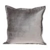 HomeRoots Premier 20" Soft Touch Taupe Solid Color Accent Pillow