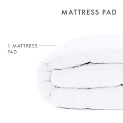 Plush Mattress Pad Luxury Topper -Bed Linings Sale 6665bc6eff0640abaccc68a79506be26