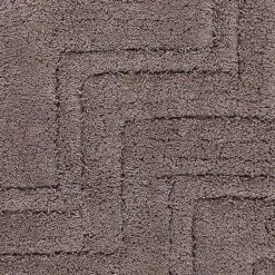 Castle Hill Interesting Zig Zag Pattern Soft Plush Cotton Absorbent Non Skid Back Bath Rug 24" X 40" Stone -Bed Linings Sale 69c44a24fb1345e69c1d2f5ab8117c0f