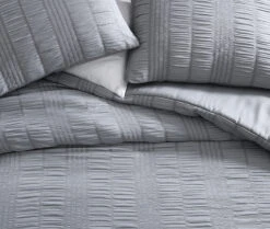 Elm 3 Piece Comforter Set King Gray -Bed Linings Sale 6d60225c501e413d84141be54e3f5f9b