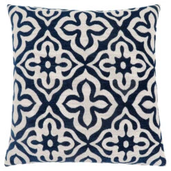Monarch Specialties I 9226 Pillows, 18 X 18 Square, Insert Included, Decorative Throw, Accent, Sofa, Couch, Bedroom, Polyester, Hypoallergenic, Blue, Modern