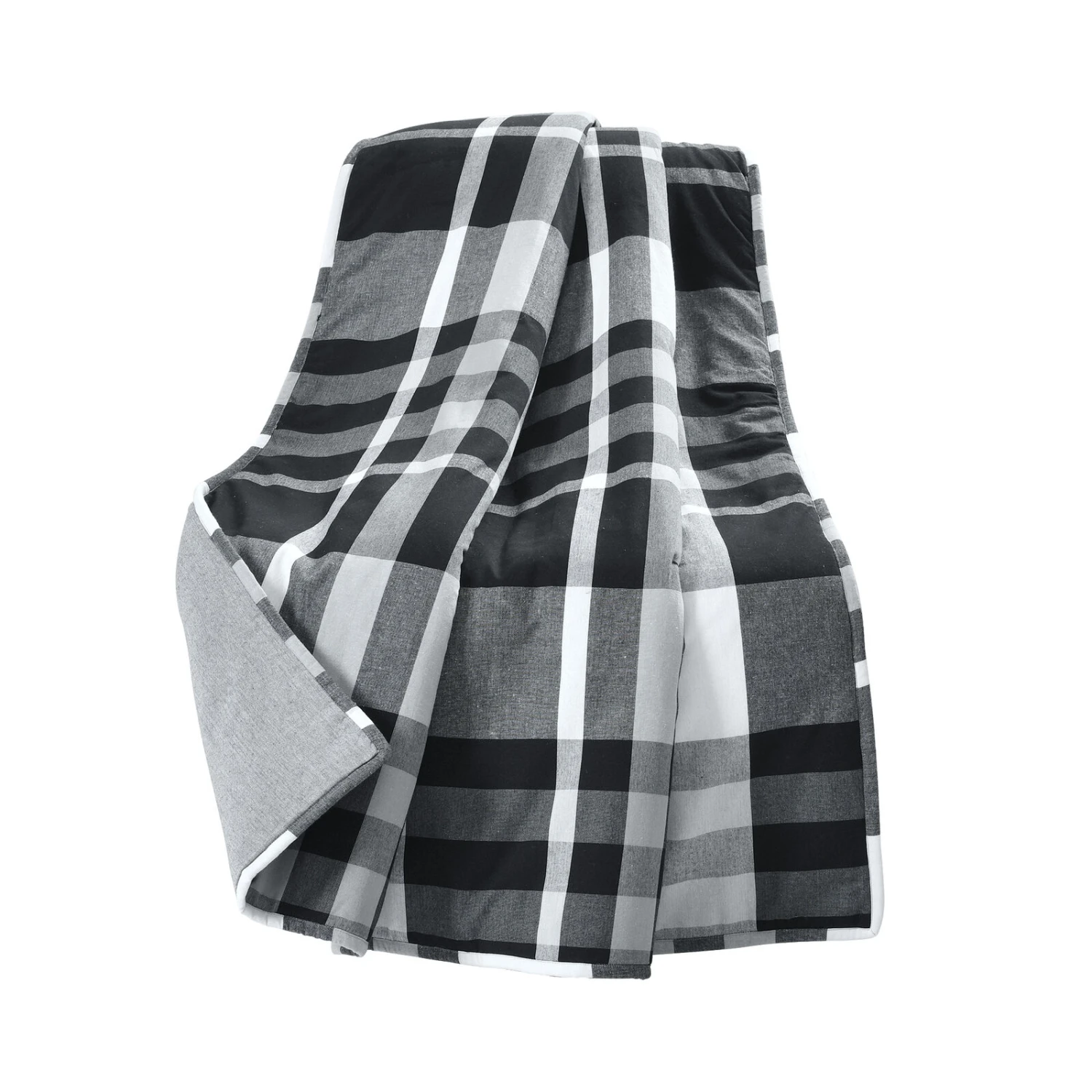 Farmhouse Yarn Dyed Plaid Throw 3 Farmhouse Yarn Dyed Plaid Throw - Image 3