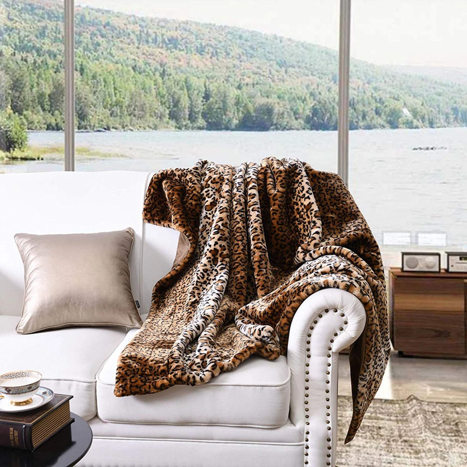 MarCielo Faux Fur Throw Blanket Leopard Cheetah Bed Blanket 1 MarCielo Faux Fur Throw Blanket Leopard Cheetah Bed Blanket