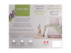 Cotton House - Lavender Infused Bamboo Pillow, Queen Size -Bed Linings Sale 75ba9f355d5d4d6297c2bb228517e654 1