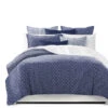 6ix Tailors Fine Linens Windham Indigo Coverlet Set