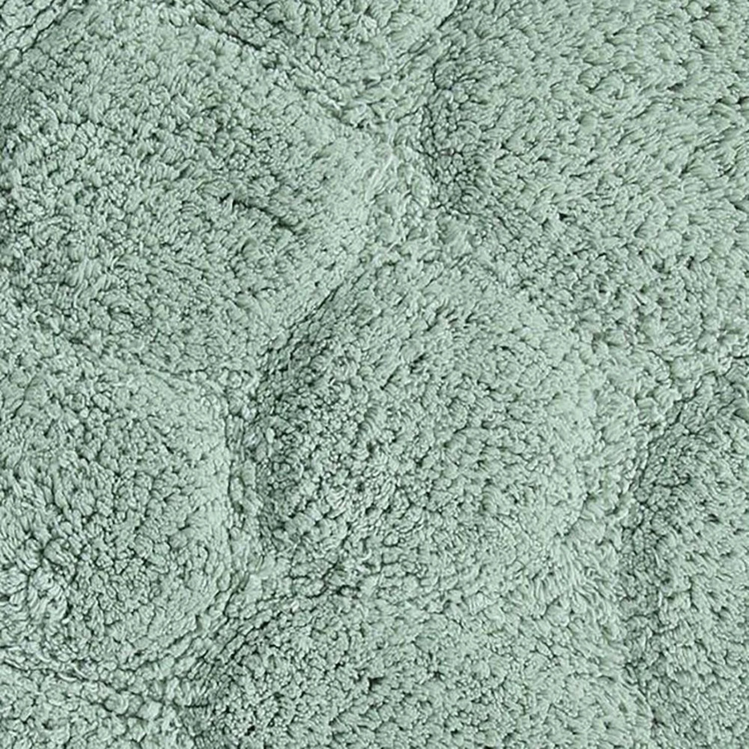 Castle Hill Luxurious Super Soft Non Skid Plush Cotton Bath Rug 24" X 40" Sage 3 Castle Hill Luxurious Super Soft Non Skid Plush Cotton Bath Rug 24" X 40" Sage - Image 3