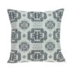 HomeRoots Gray Aztec Design Throw Pillow
