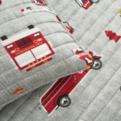 Make A Wish Fire Truck Quilt 4Pc Set 10 Make A Wish Fire Truck Quilt 4Pc Set -Bed Linings Sale 9bc15f1c75454d468f50b28075e43d97