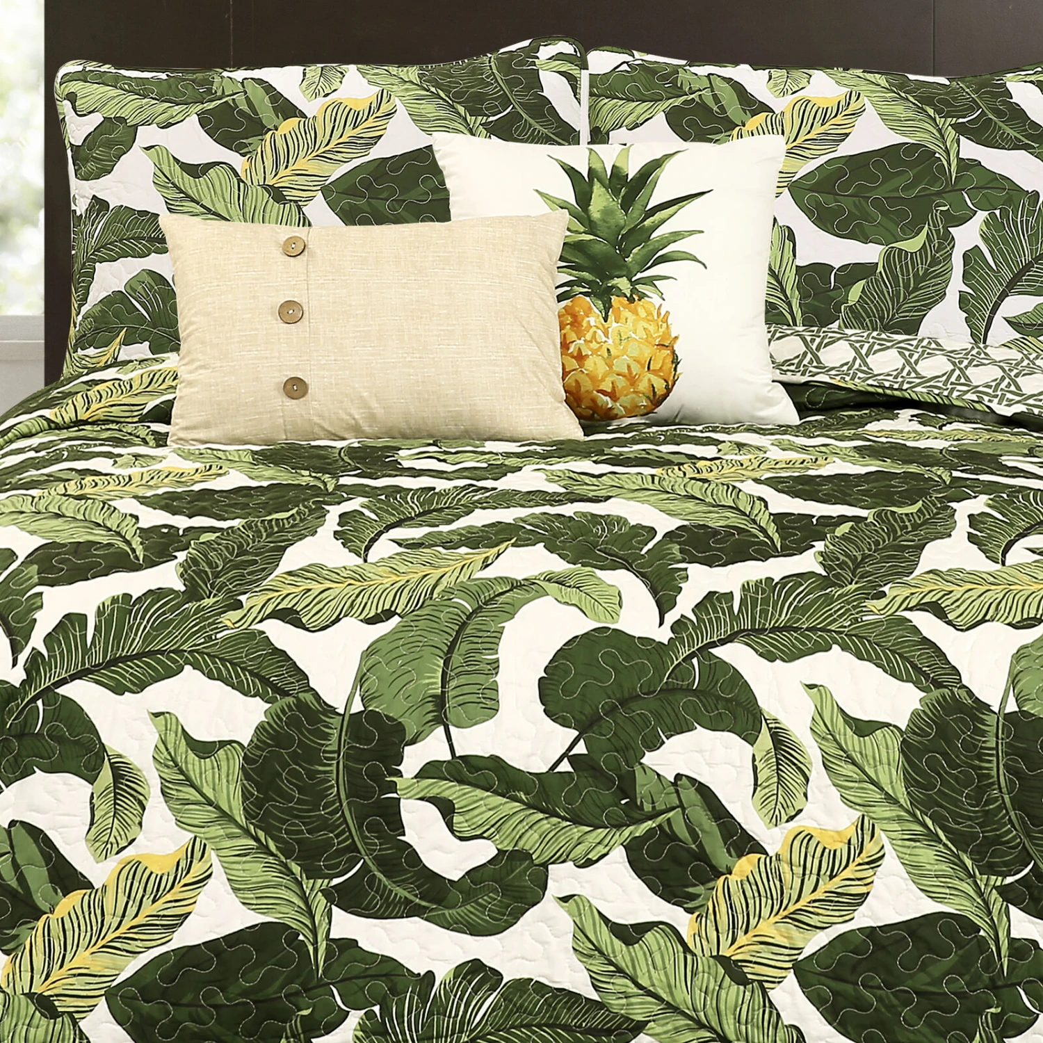 Tropical Paradise Quilt 5Pc Set 4 Tropical Paradise Quilt 5Pc Set - Image 4