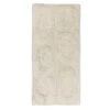 Castle Hill Super Soft Cotton Non Skid Back Fantastic Sinking Bath Rug 20" X 30" Ivory