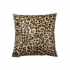 HomeRoots 18" X 18" X 5" Leopard Quattro Pillow
