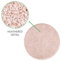 MDesign Microfiber Accent Rug Mat/Runner, 24" Diameter -Bed Linings Sale ac8b08552f34421fa47a9ef630fe3307