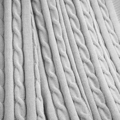Cable Soft Knitted Throw 8 Cable Soft Knitted Throw -Bed Linings Sale aec3cc76062c424a9bd43e910758aba7