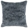 Piper 22 Inch Square Accent Throw Pillow, Handcrafted Blue Jacquard Fabric-Benzara