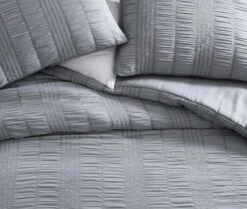 Elm 3 Piece Comforter Set King Gray -Bed Linings Sale b62760752e3149b2a987e2af6d77c88c